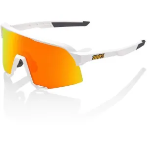 RIDE 100% Eyewear S3 - Soft Tact White Hiper Red Multilayer Mirror Lens