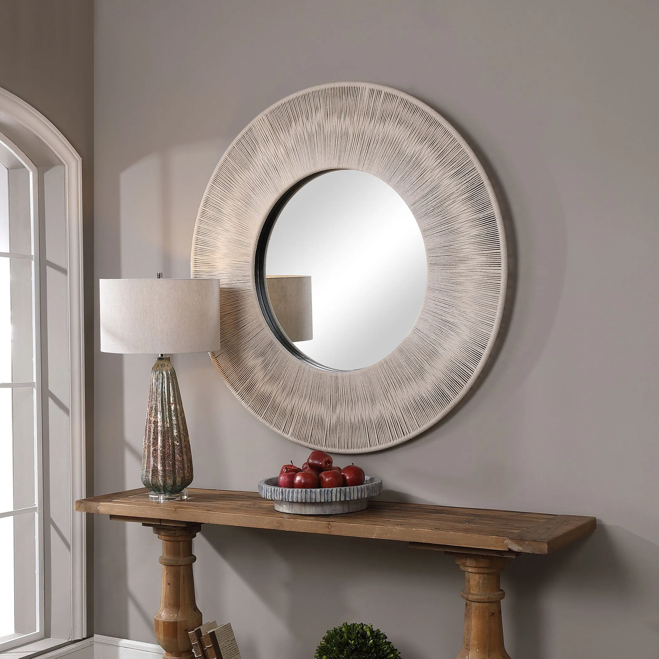 Sailor's Knot Round Mirror