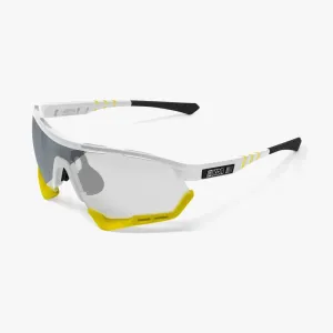 SCICON AEROTECH WHITE GLOSS Sunglasses - PHOTOCHROMIC SILVER LENS