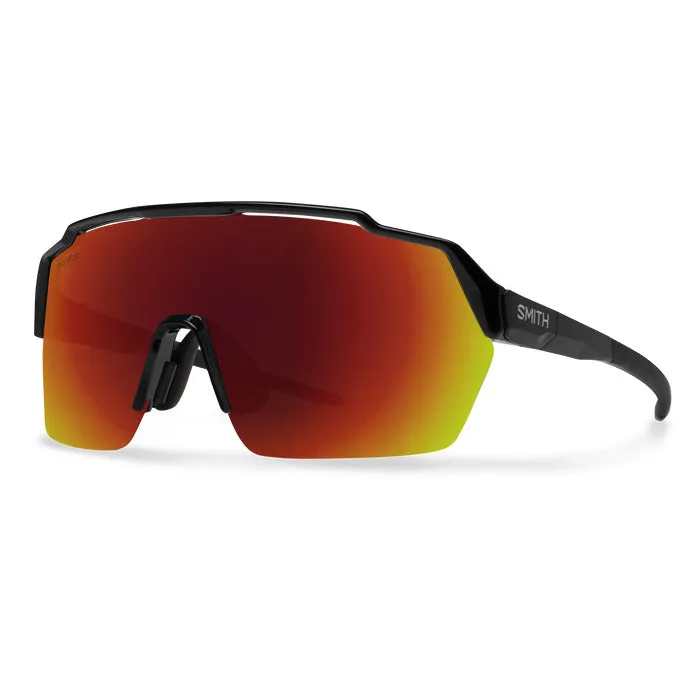 Smith Shift Split MAG Sunglasses Black   ChromaPop Red Mirror Lens