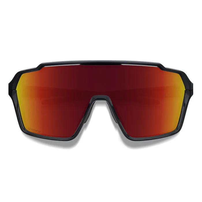 Smith Shift XL Mag Sunglasses Black   ChromaPop Red Mirror Lens