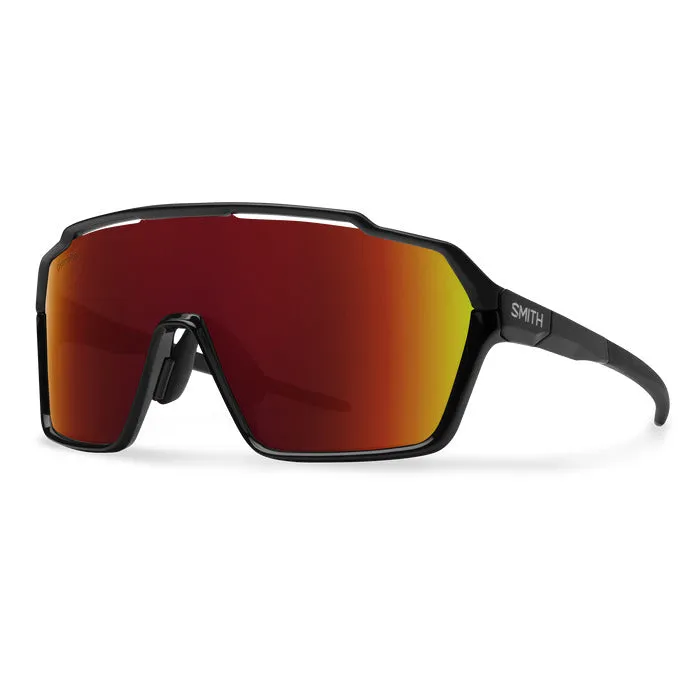 Smith Shift XL Mag Sunglasses Black   ChromaPop Red Mirror Lens