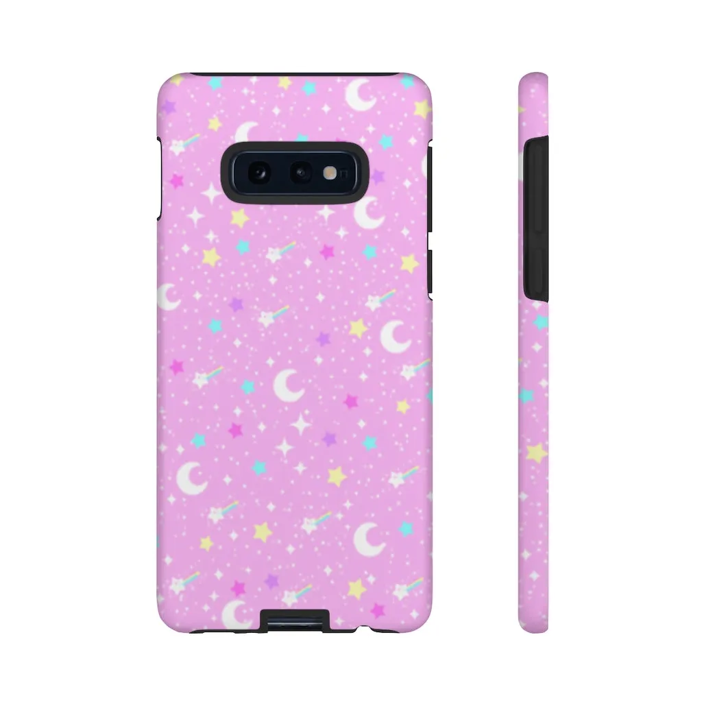 Starry Glitter Pink Tough Phone Case