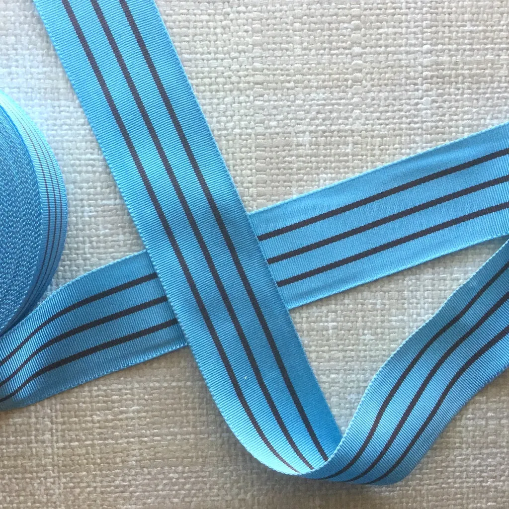 Striped Grosgrain Ribbon - Multiple Colorways