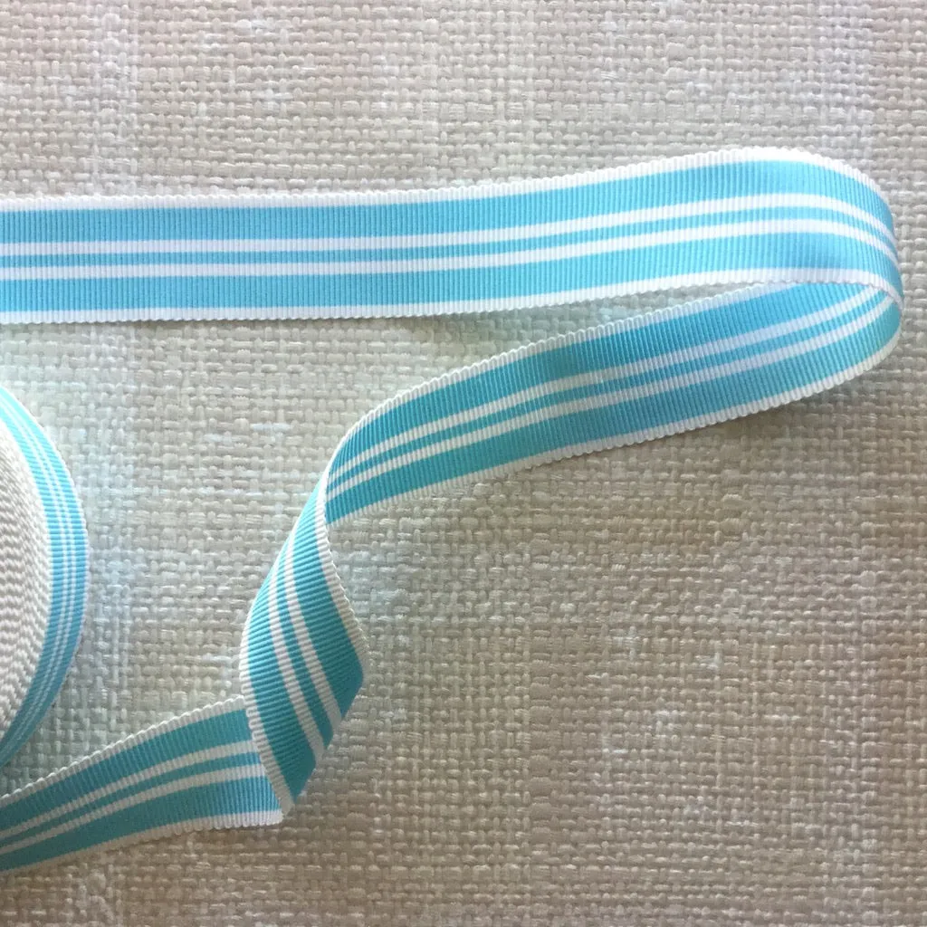 Striped Grosgrain Ribbon - Multiple Colorways