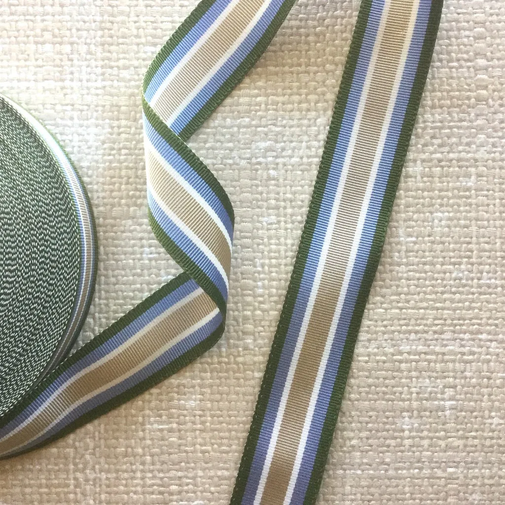 Striped Grosgrain Ribbon - Multiple Colorways