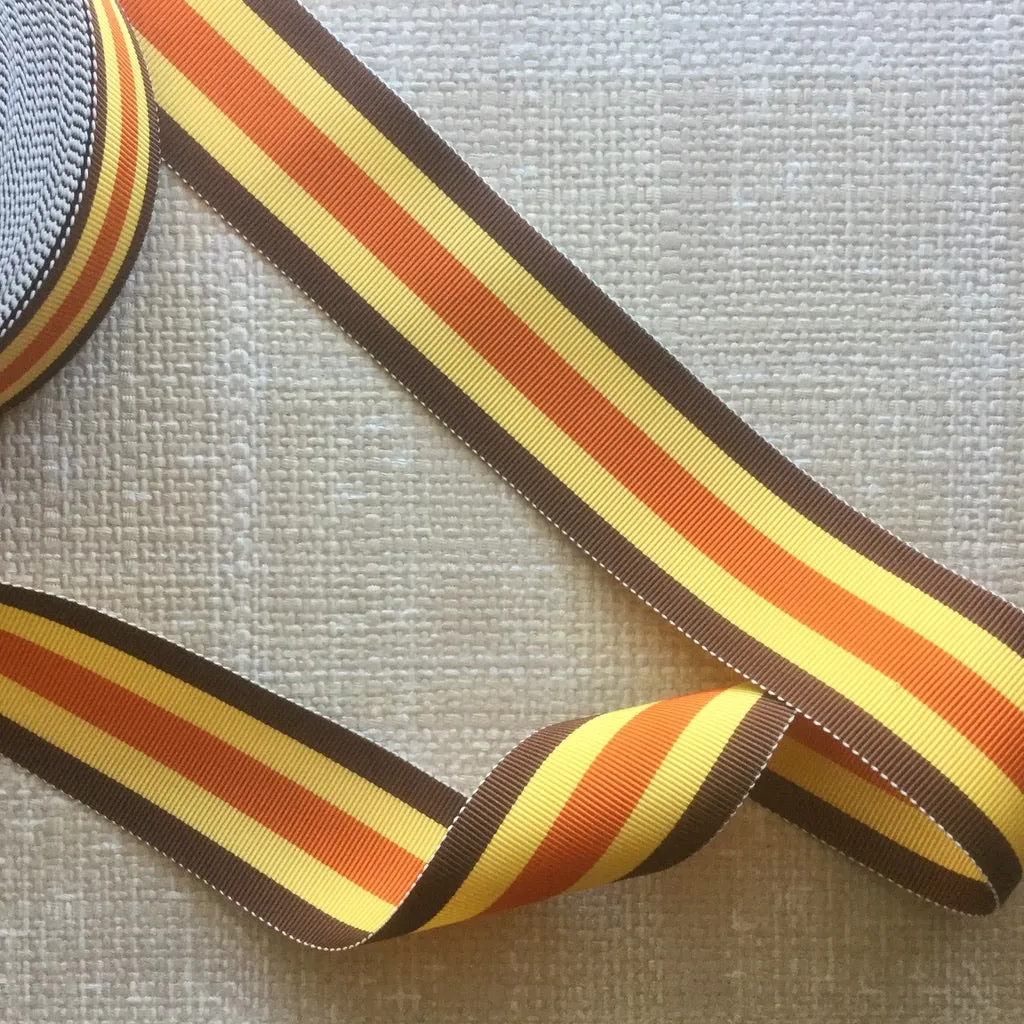 Striped Grosgrain Ribbon - Multiple Colorways