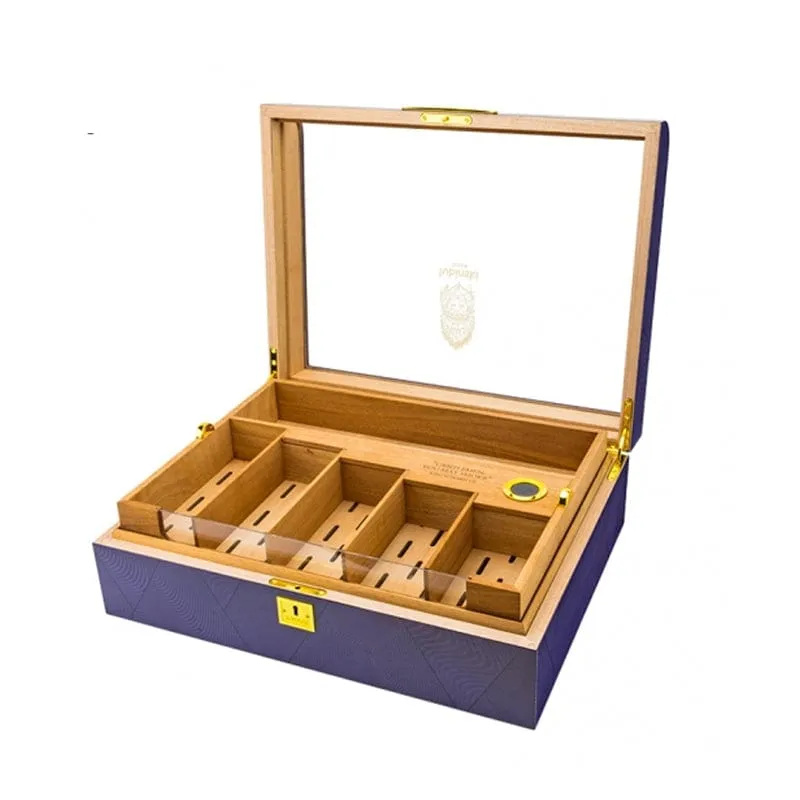 The Luxe Opulence Desktop Humidor | 250 Cigars