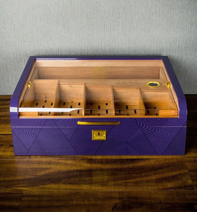 The Luxe Opulence Desktop Humidor | 250 Cigars