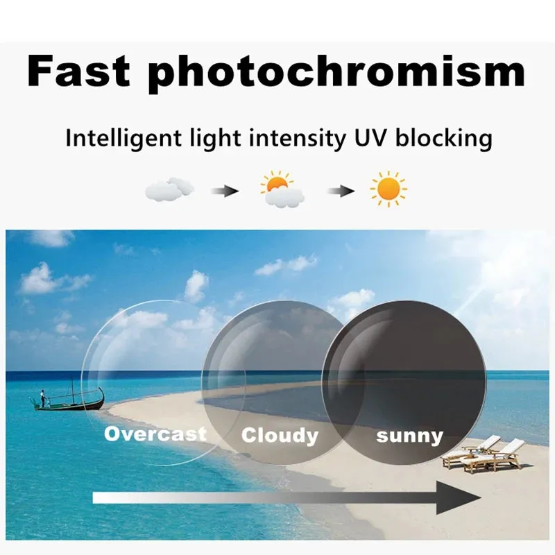 Ultra-light Photochromic Half Frame Reading Glasses