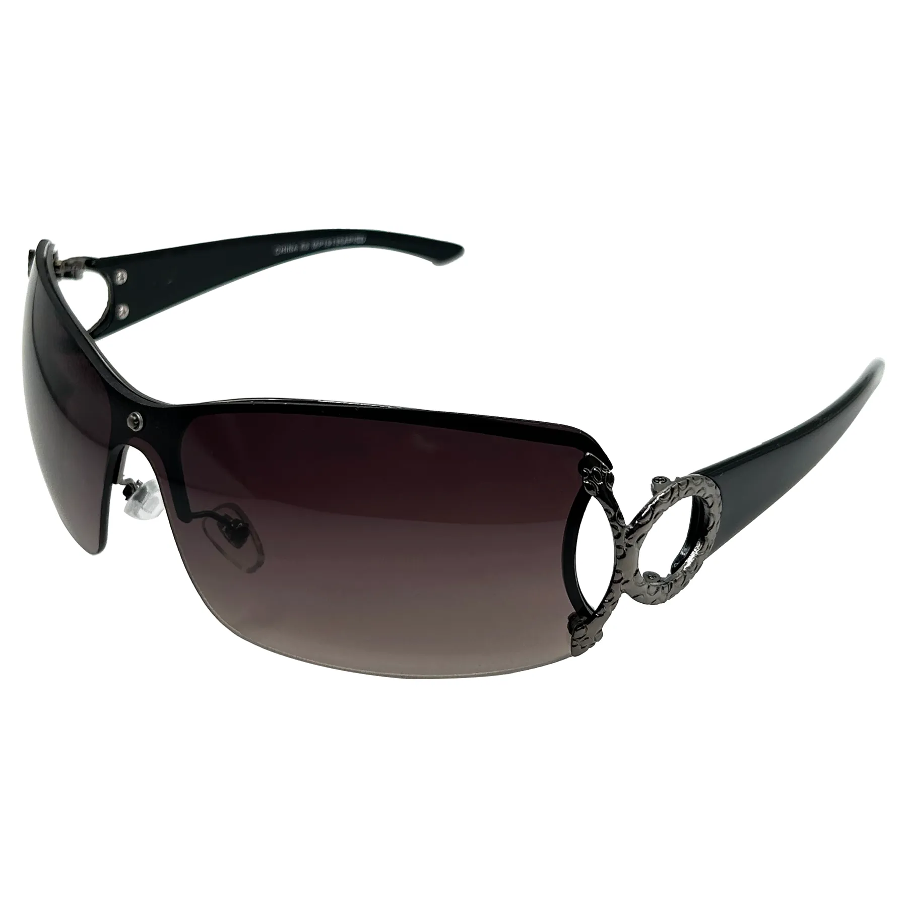 VIPER Shield Y2K Sunglasses With Snake Detail