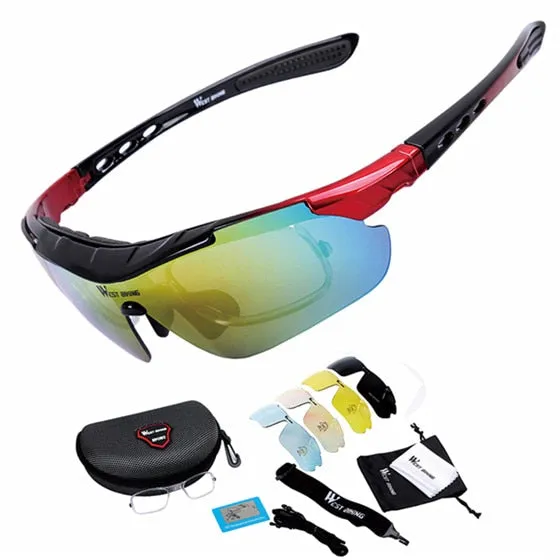 West Biking Unisex Full Rim Acetate Polarized Sport Sunglasses YP0703111AA