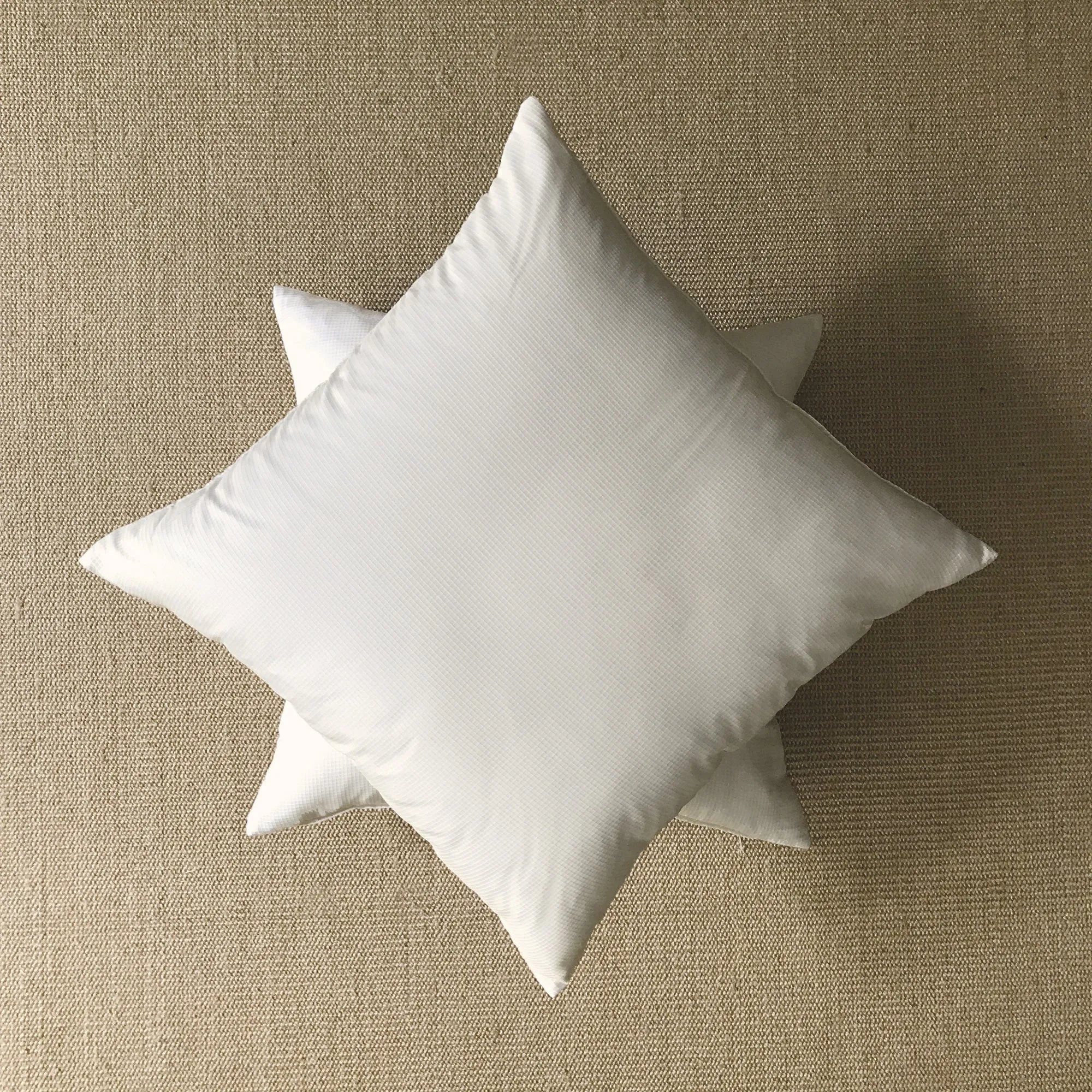 White Check Throw Pillow Cover 22x22