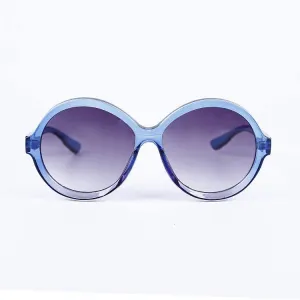 Women Round Acetate Sunglasses Vintage