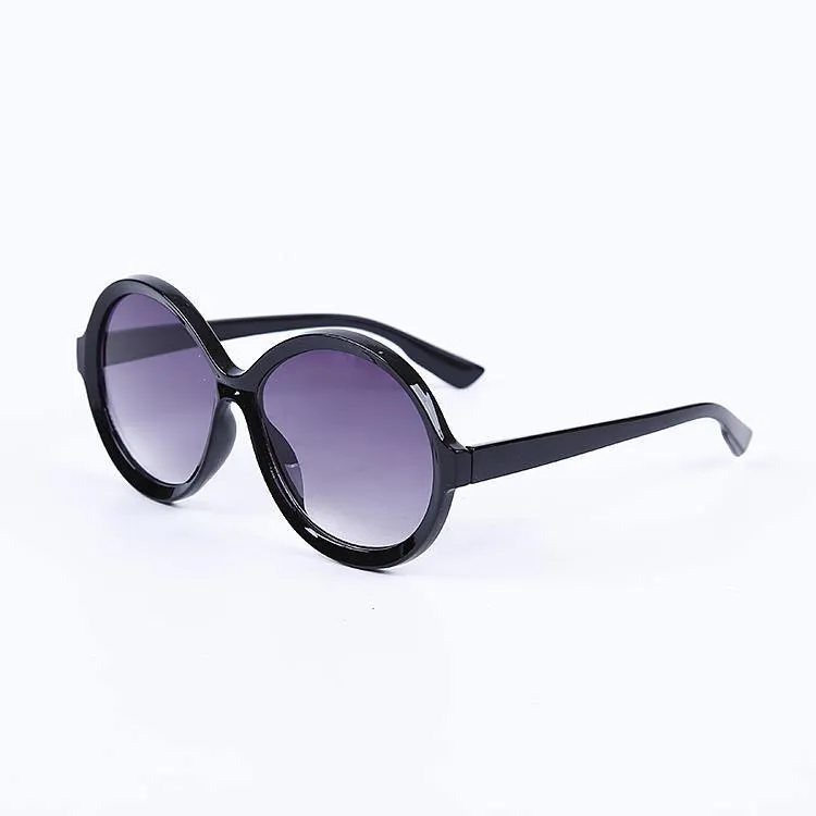 Women Round Acetate Sunglasses Vintage