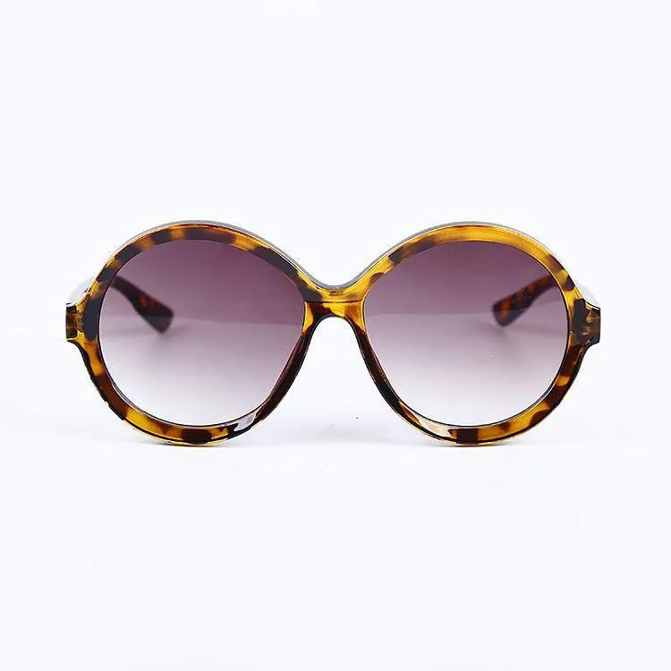 Women Round Acetate Sunglasses Vintage