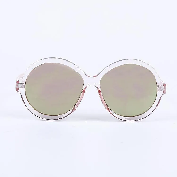 Women Round Acetate Sunglasses Vintage