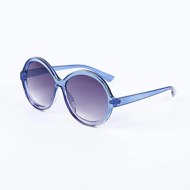 Women Round Acetate Sunglasses Vintage