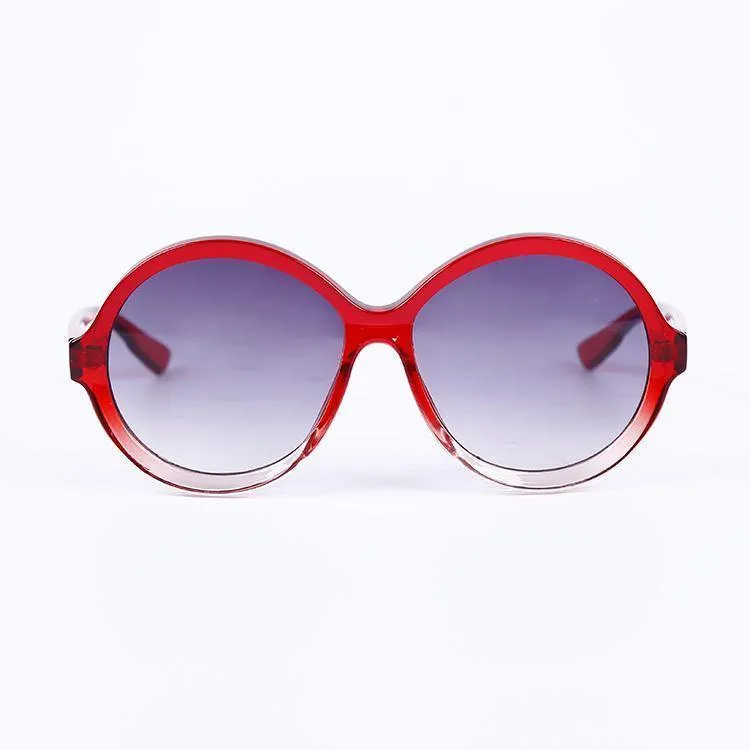 Women Round Acetate Sunglasses Vintage