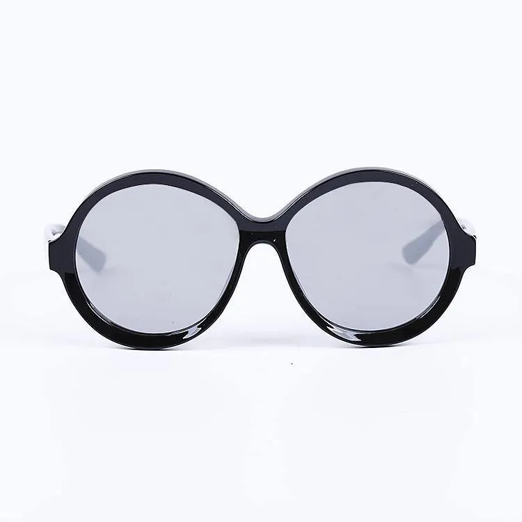 Women Round Acetate Sunglasses Vintage