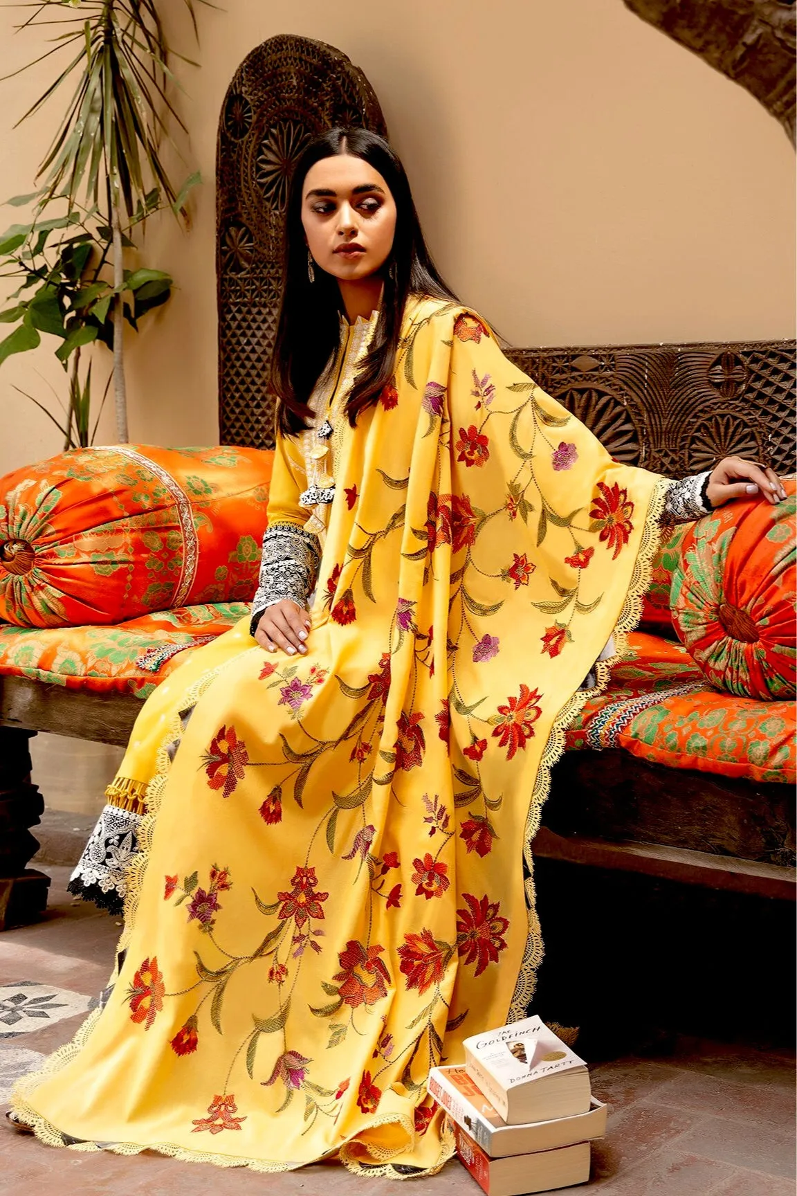 Zaha by Khadijah Shah Festive Lawn Collection 2021 – ASALI (ZF21-08)