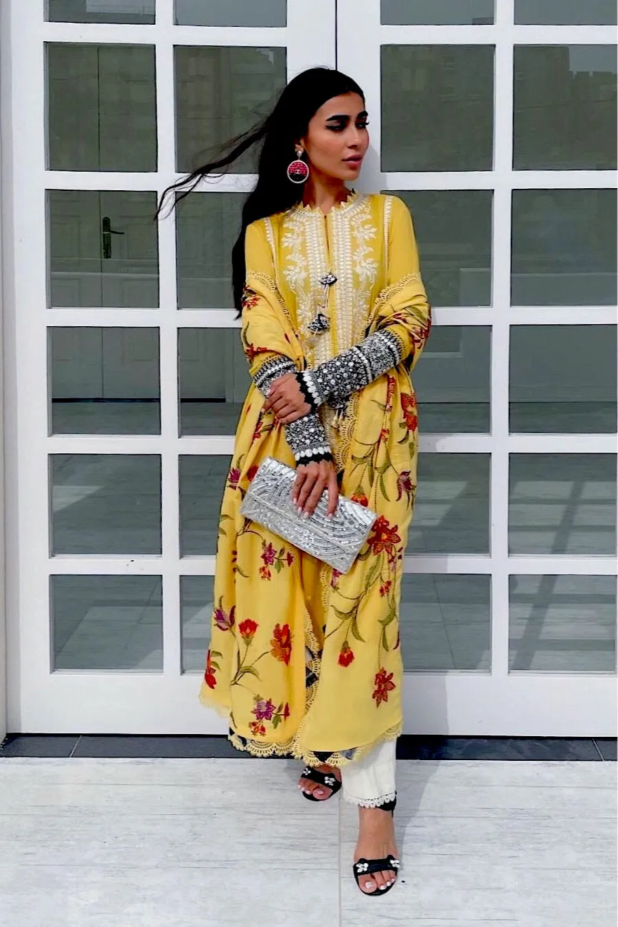 Zaha by Khadijah Shah Festive Lawn Collection 2021 – ASALI (ZF21-08)